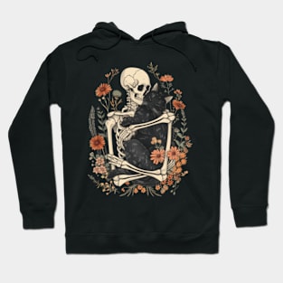 Unravel the Cat Skull Hoodie